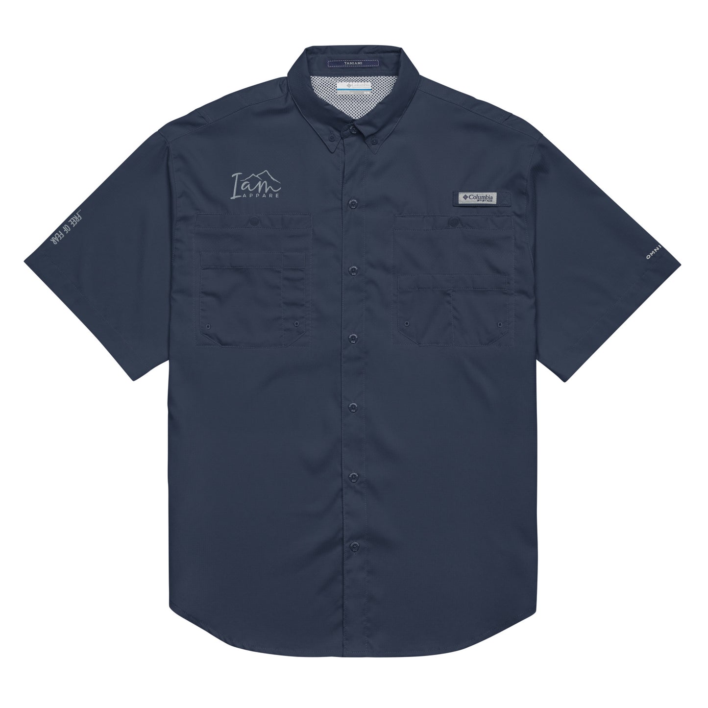 Free of fear Men’s Columbia short sleeve button shirt