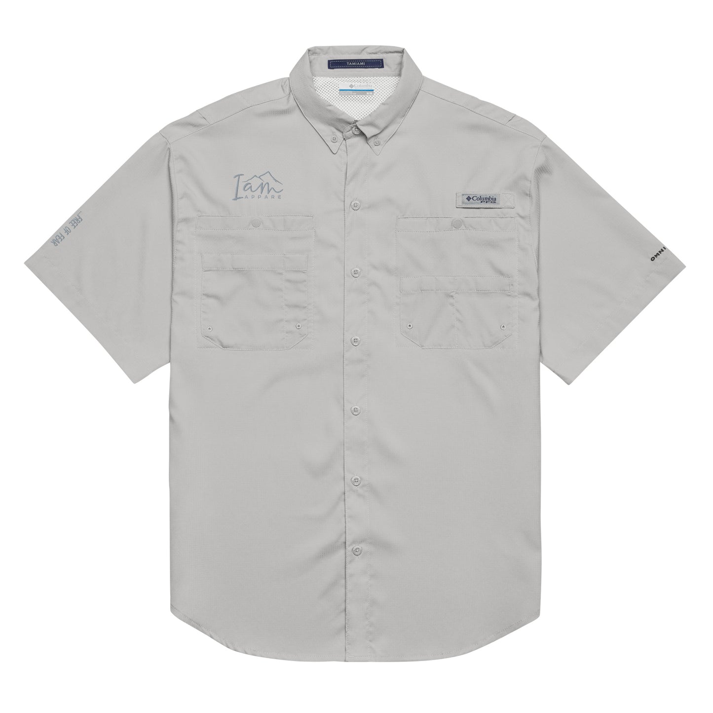 Free of fear Men’s Columbia short sleeve button shirt