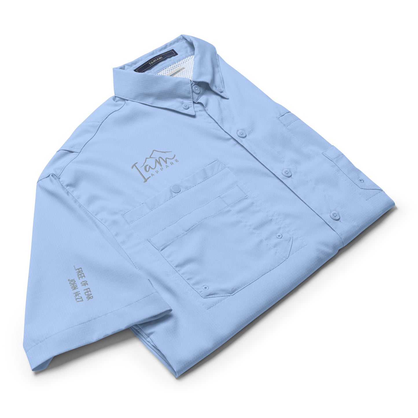 Free of fear Men’s Columbia short sleeve button shirt