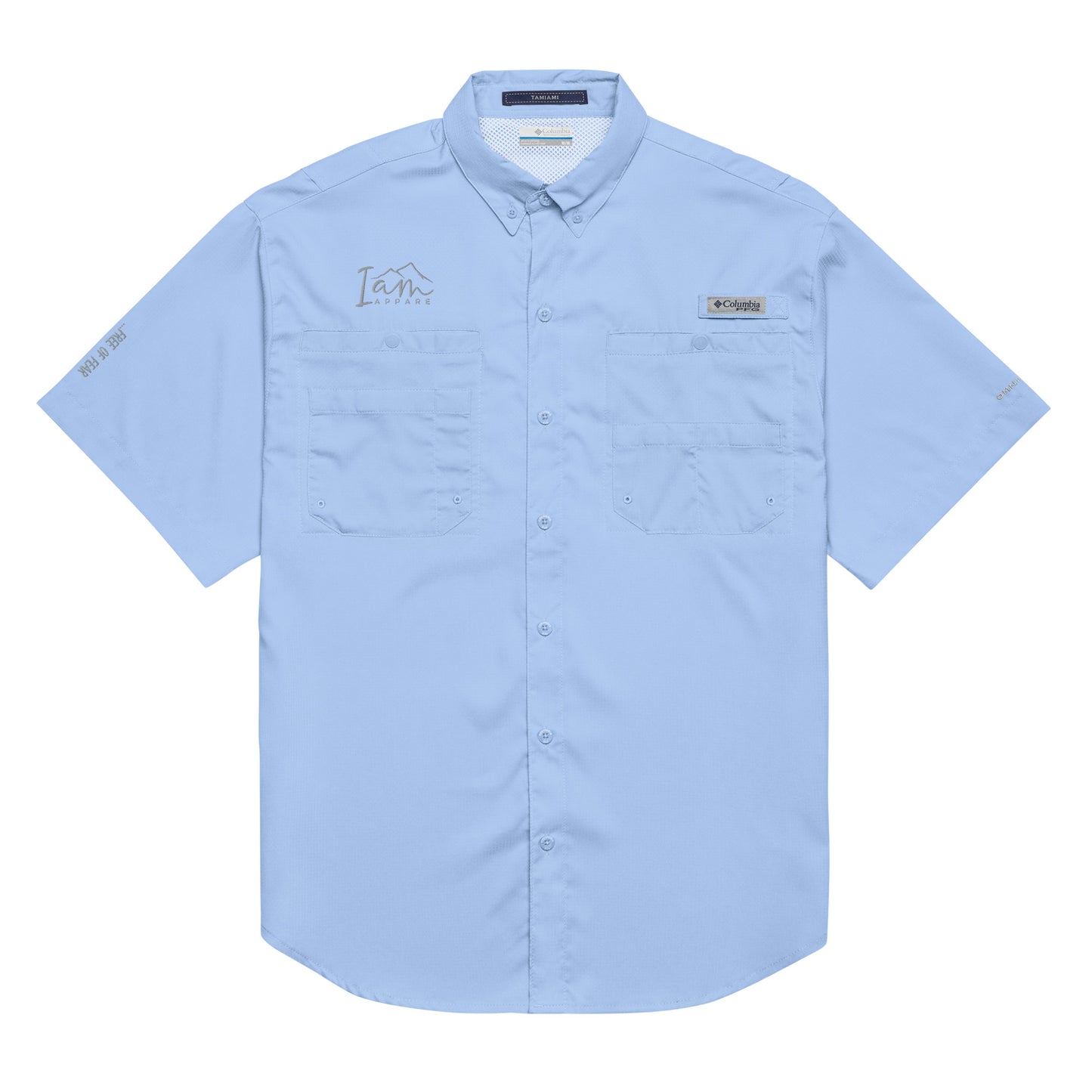 Free of fear Men’s Columbia short sleeve button shirt