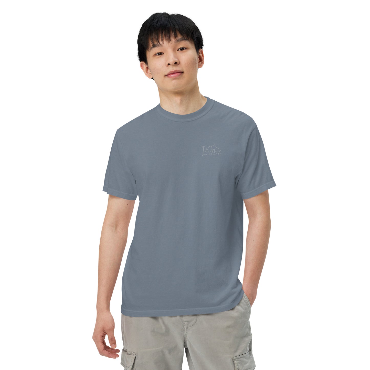 able to do all things - Men’s garment-dyed heavyweight t-shirt