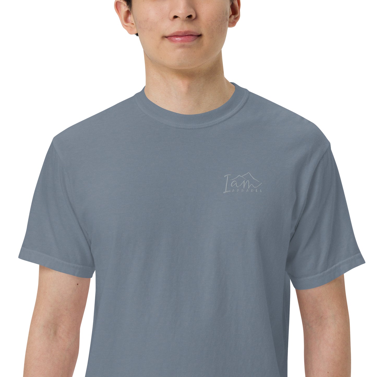 able to do all things - Men’s garment-dyed heavyweight t-shirt