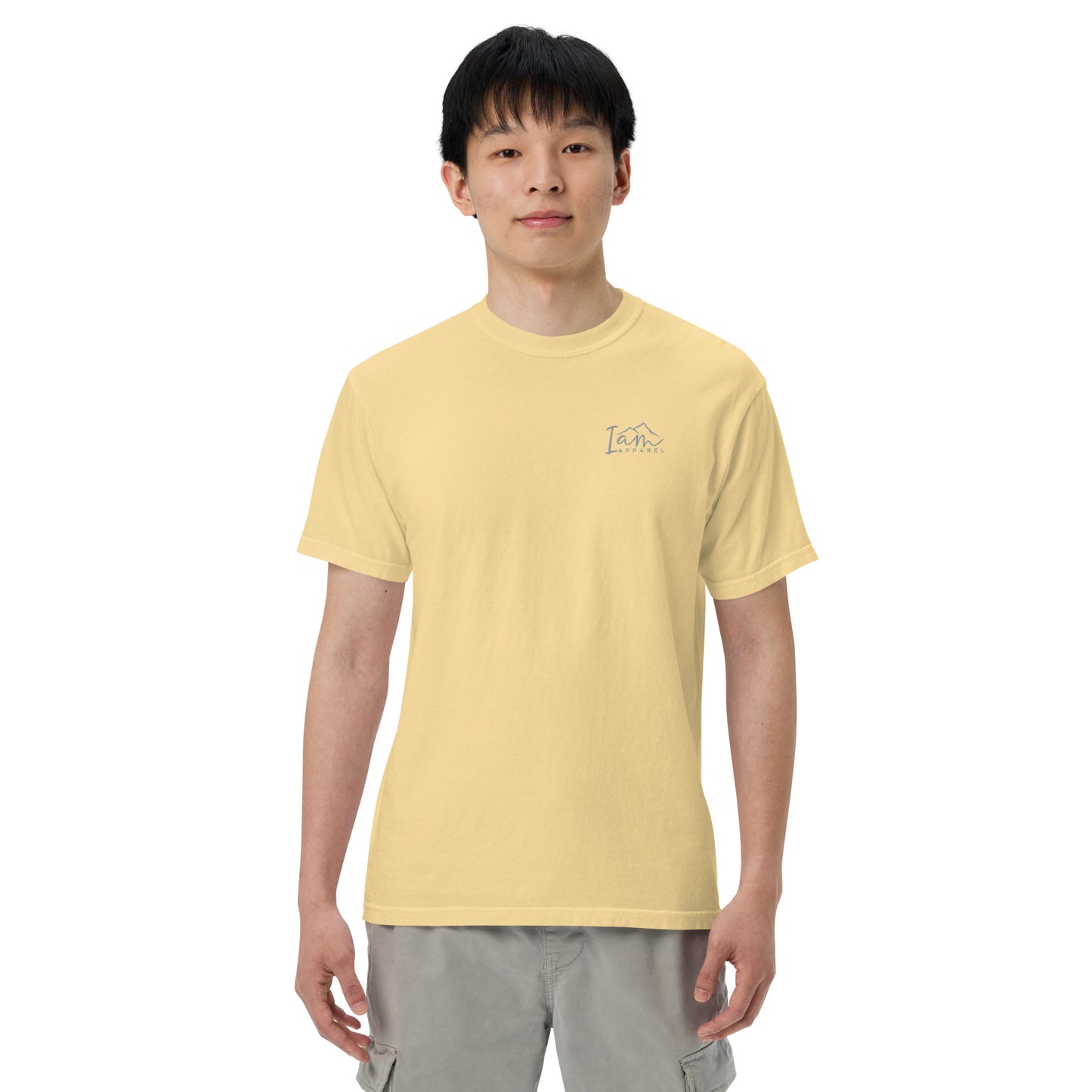 able to do all things - Men’s garment-dyed heavyweight t-shirt