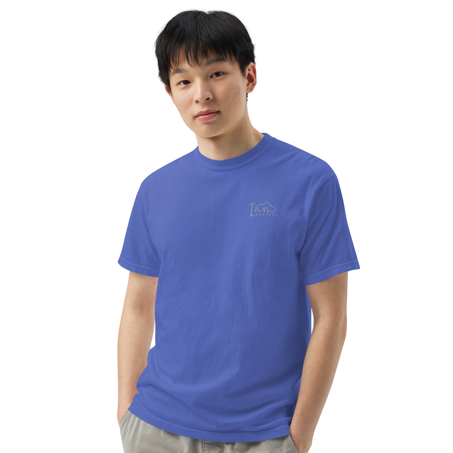 able to do all things - Men’s garment-dyed heavyweight t-shirt