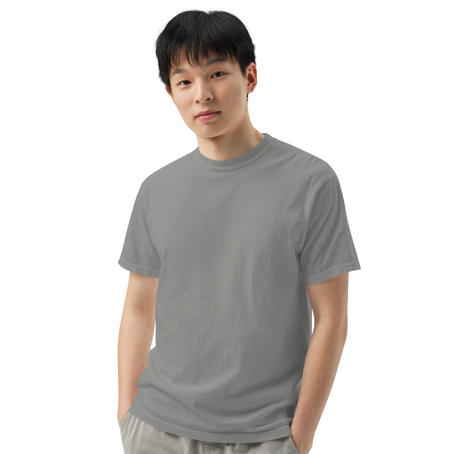 able to do all things - Men’s garment-dyed heavyweight t-shirt