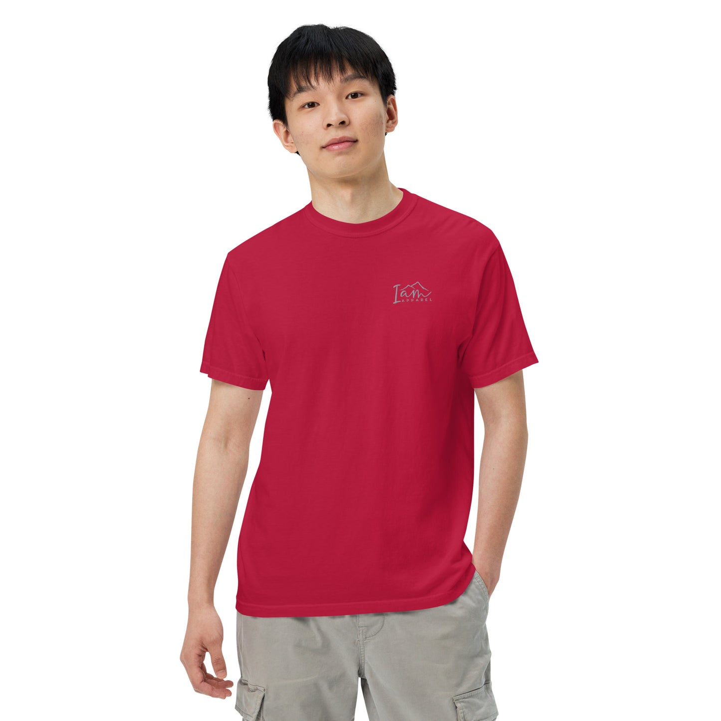 able to do all things - Men’s garment-dyed heavyweight t-shirt