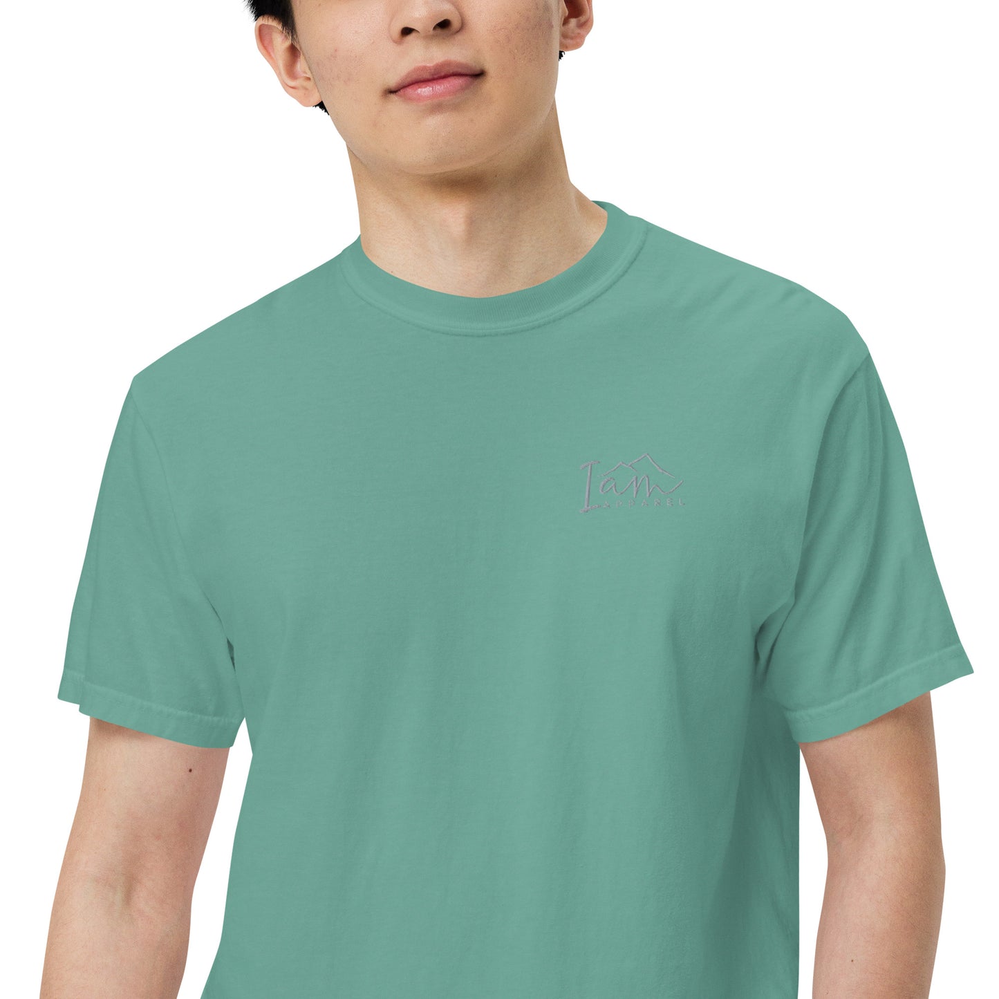 able to do all things - Men’s garment-dyed heavyweight t-shirt