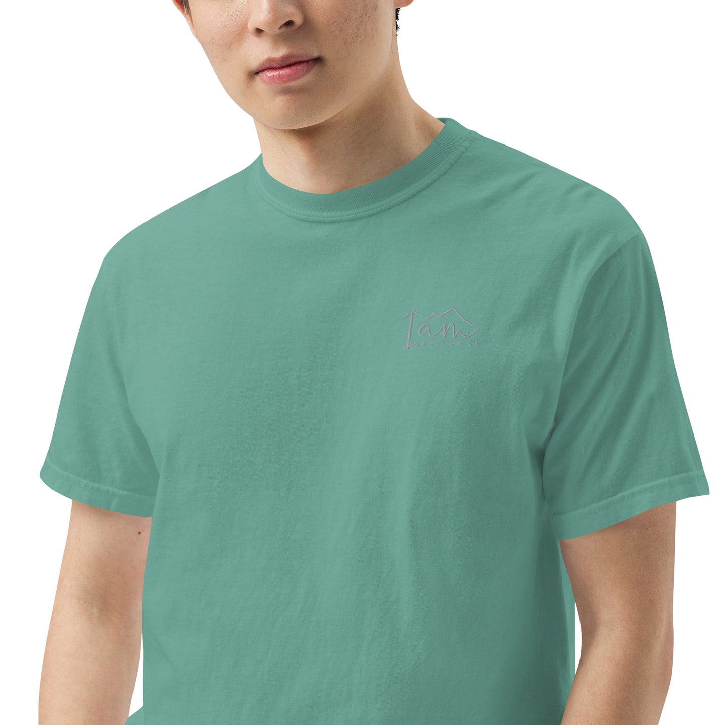 able to do all things - Men’s garment-dyed heavyweight t-shirt