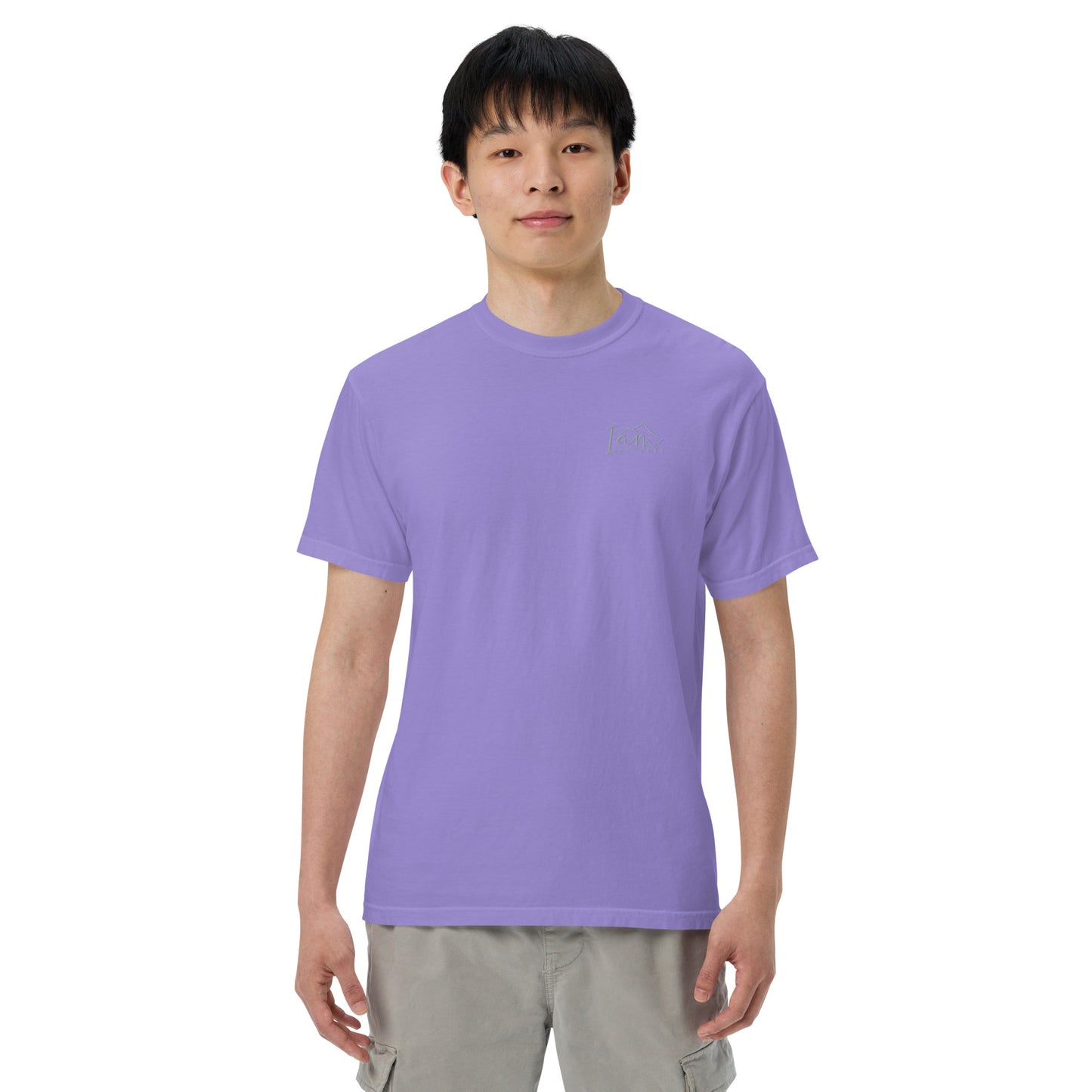 able to do all things - Men’s garment-dyed heavyweight t-shirt