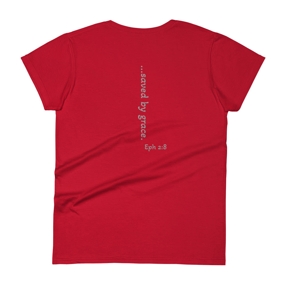 Saved By Grace - Women's short sleeve t-shirt