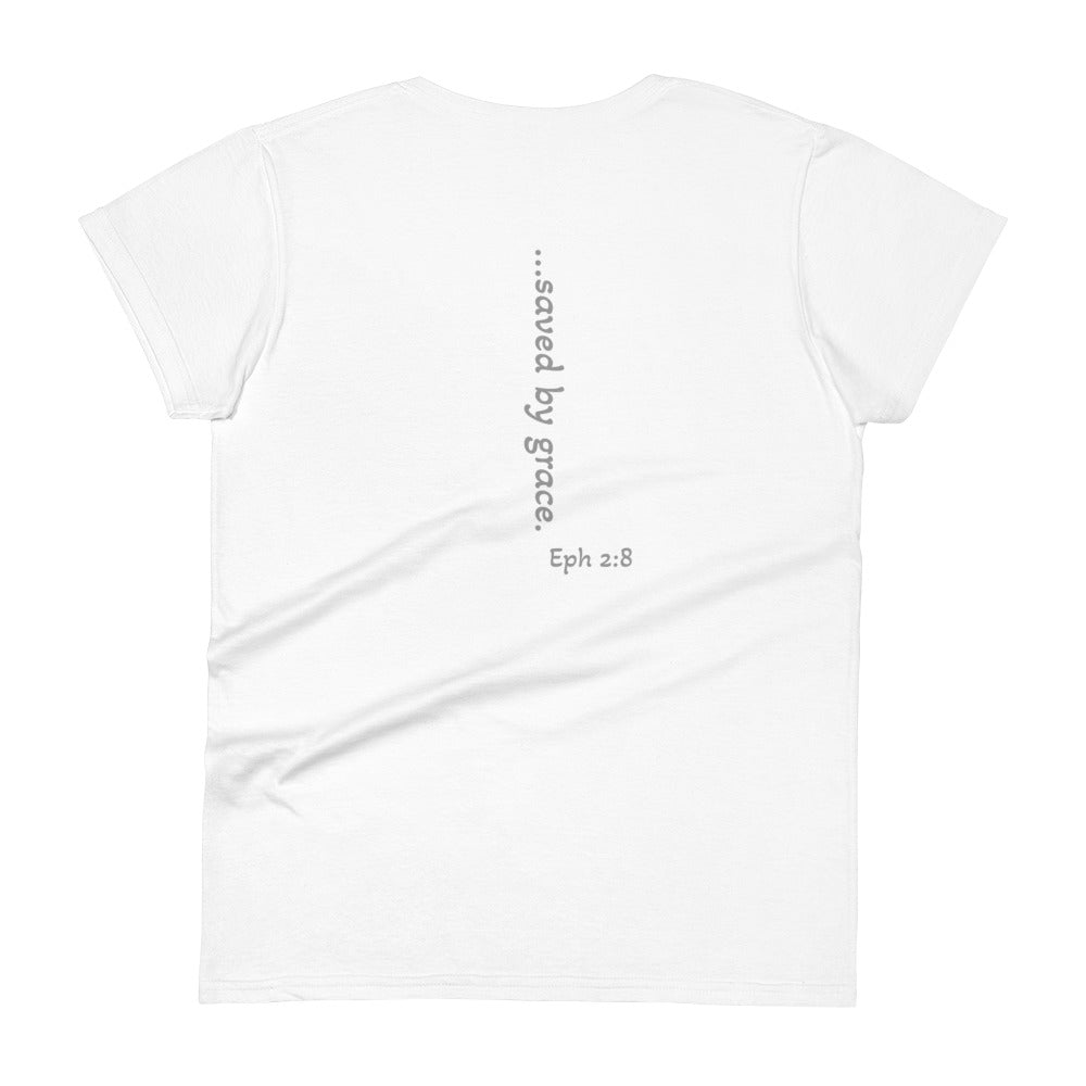 Saved By Grace - Women's short sleeve t-shirt