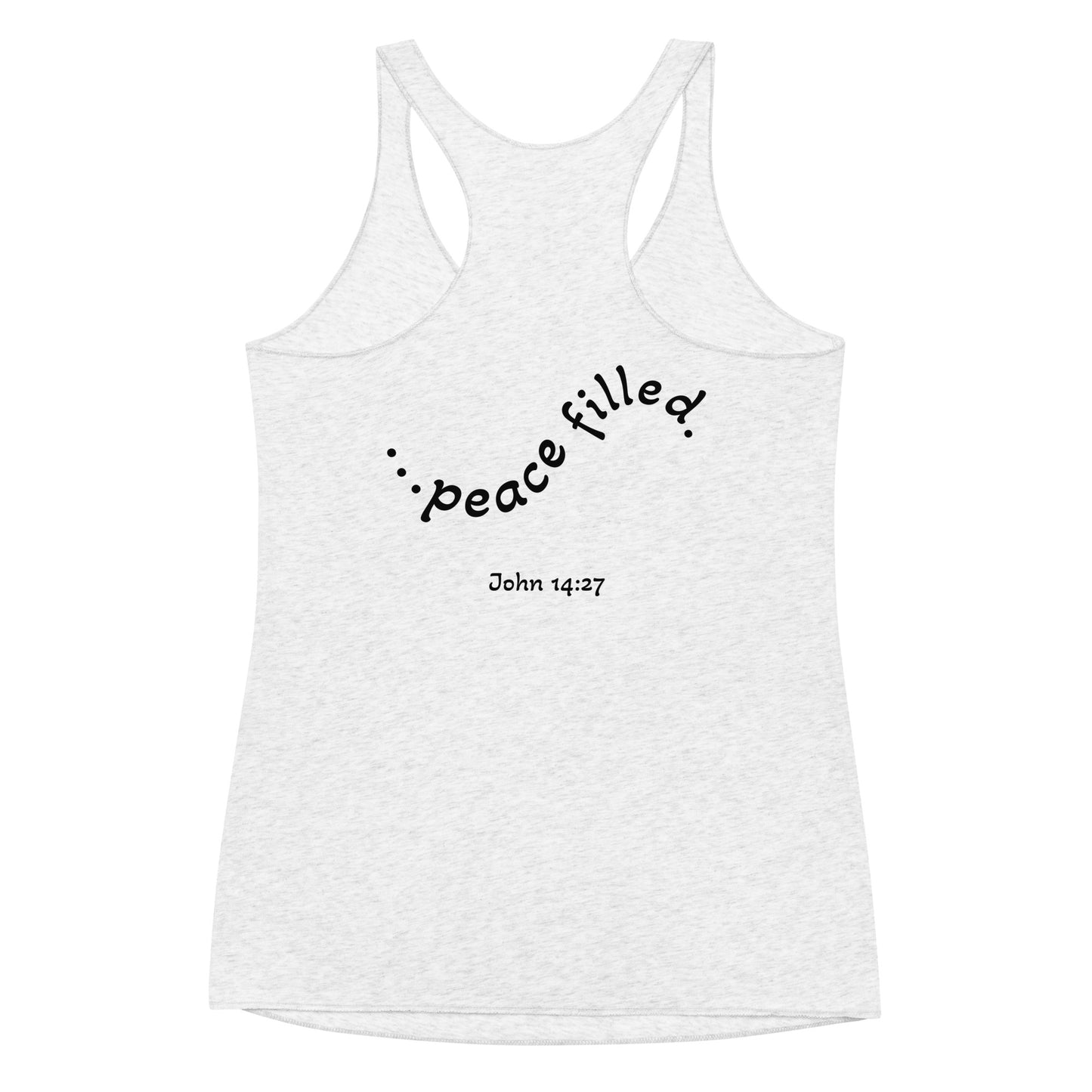 Peace filled - Women's Racerback Tank