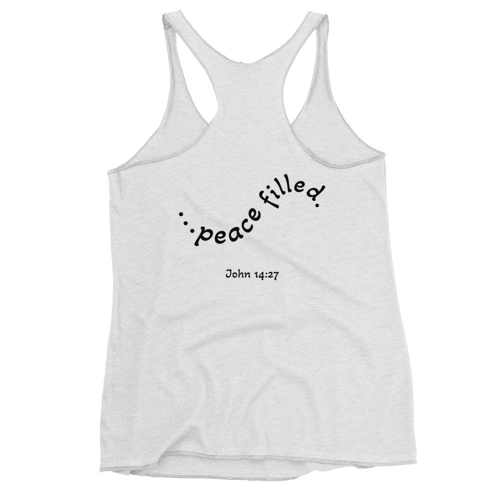 Peace filled - Women's Racerback Tank