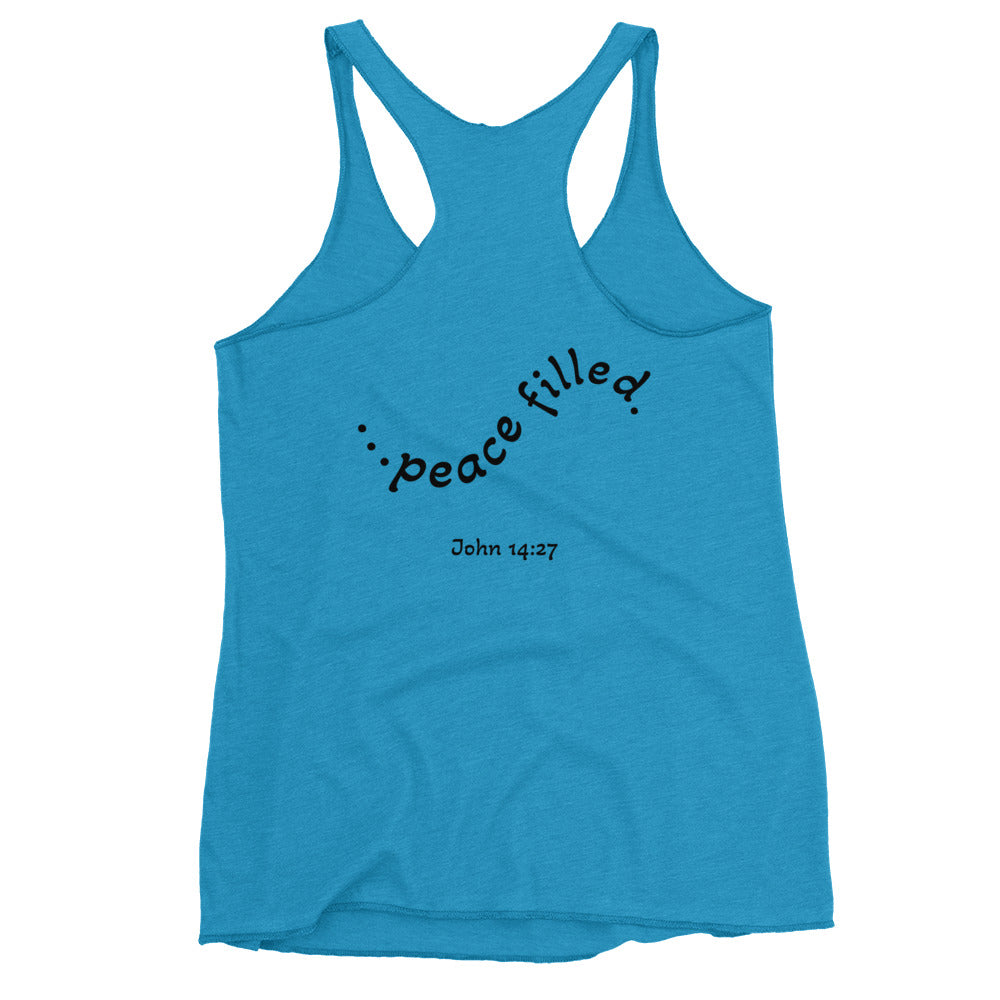 Peace filled - Women's Racerback Tank