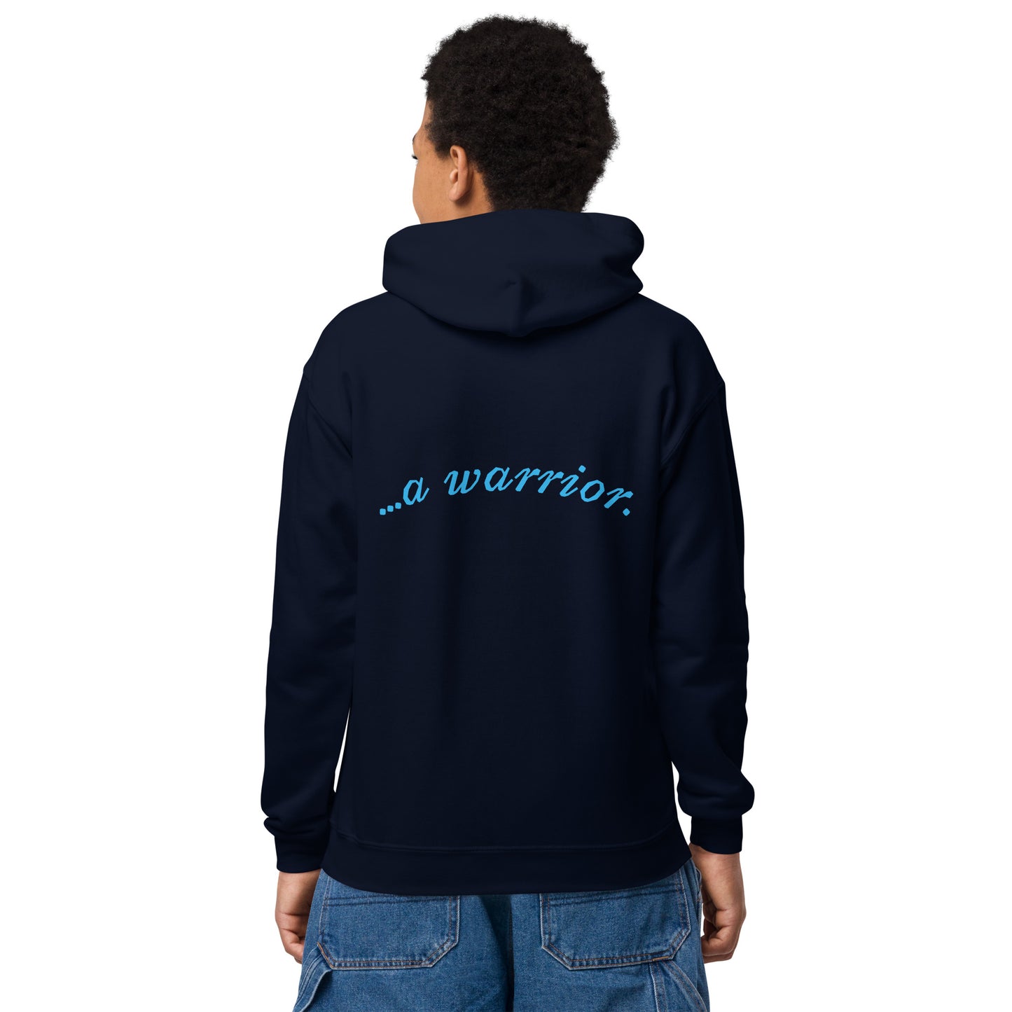 A Warrior - Youth heavy blend hoodie