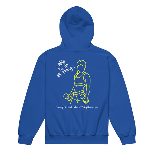 Able to do all things - Youth hoodie