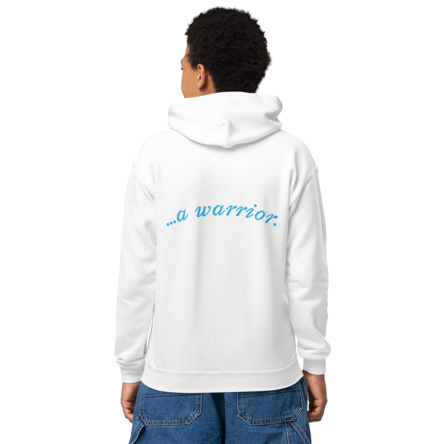 A Warrior - Youth heavy blend hoodie