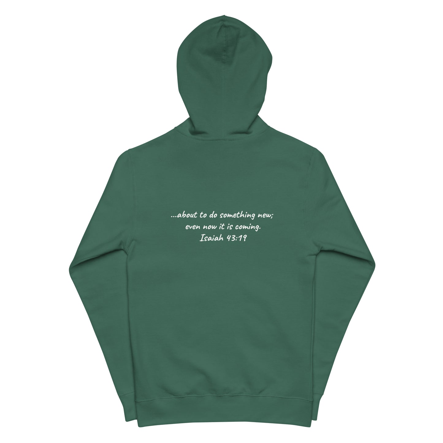 About To Do Something New Unisex fleece zip up hoodie