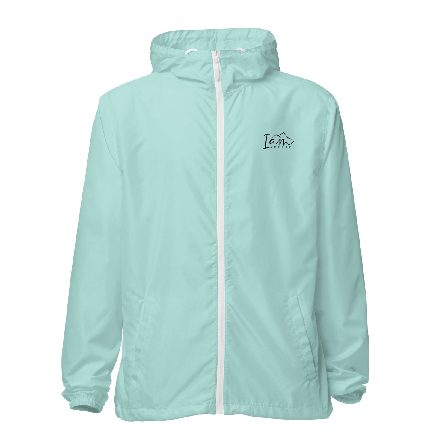 Protected - Unisex lightweight zip up windbreaker