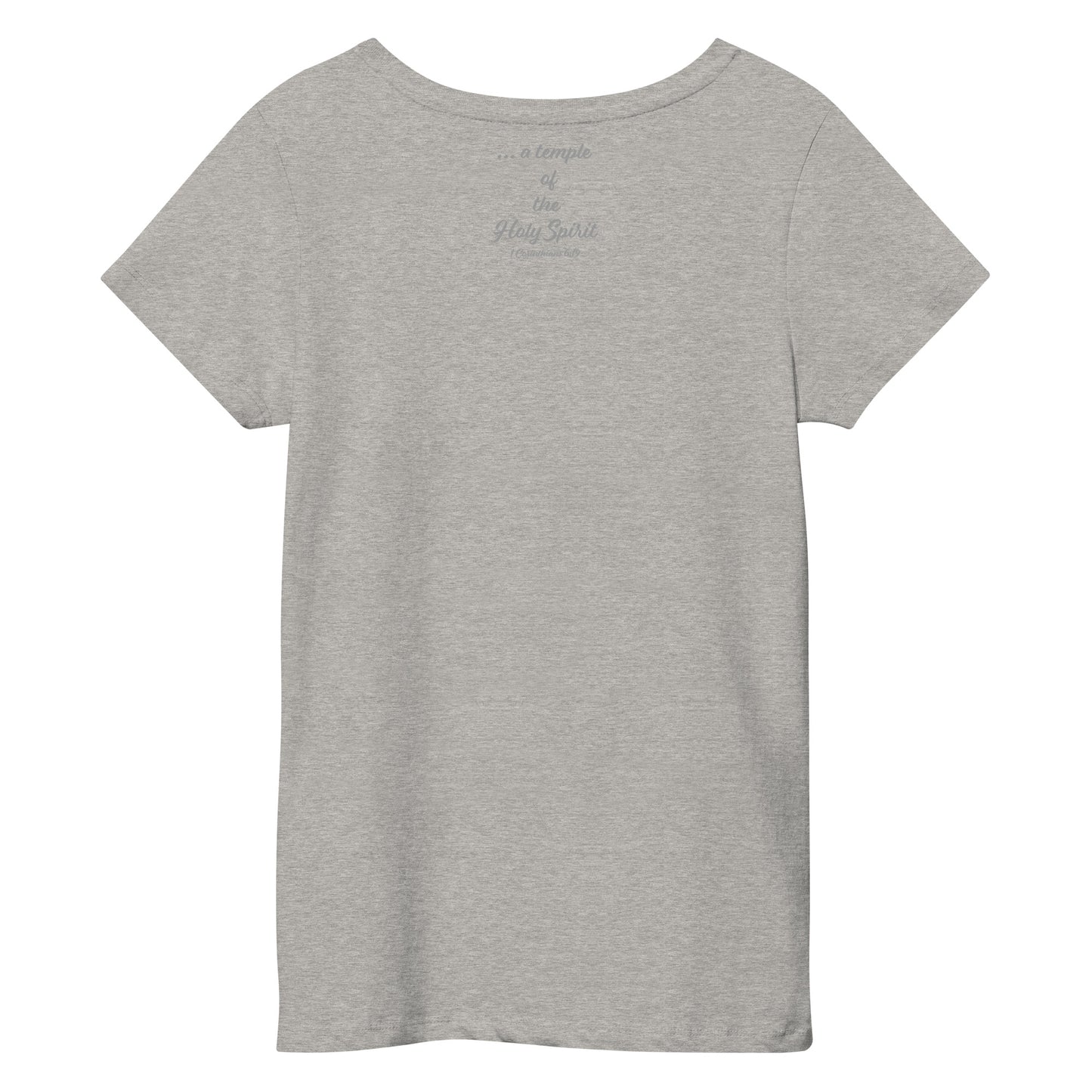 A Temple Of The Holy Spirit Women’s basic organic t-shirt