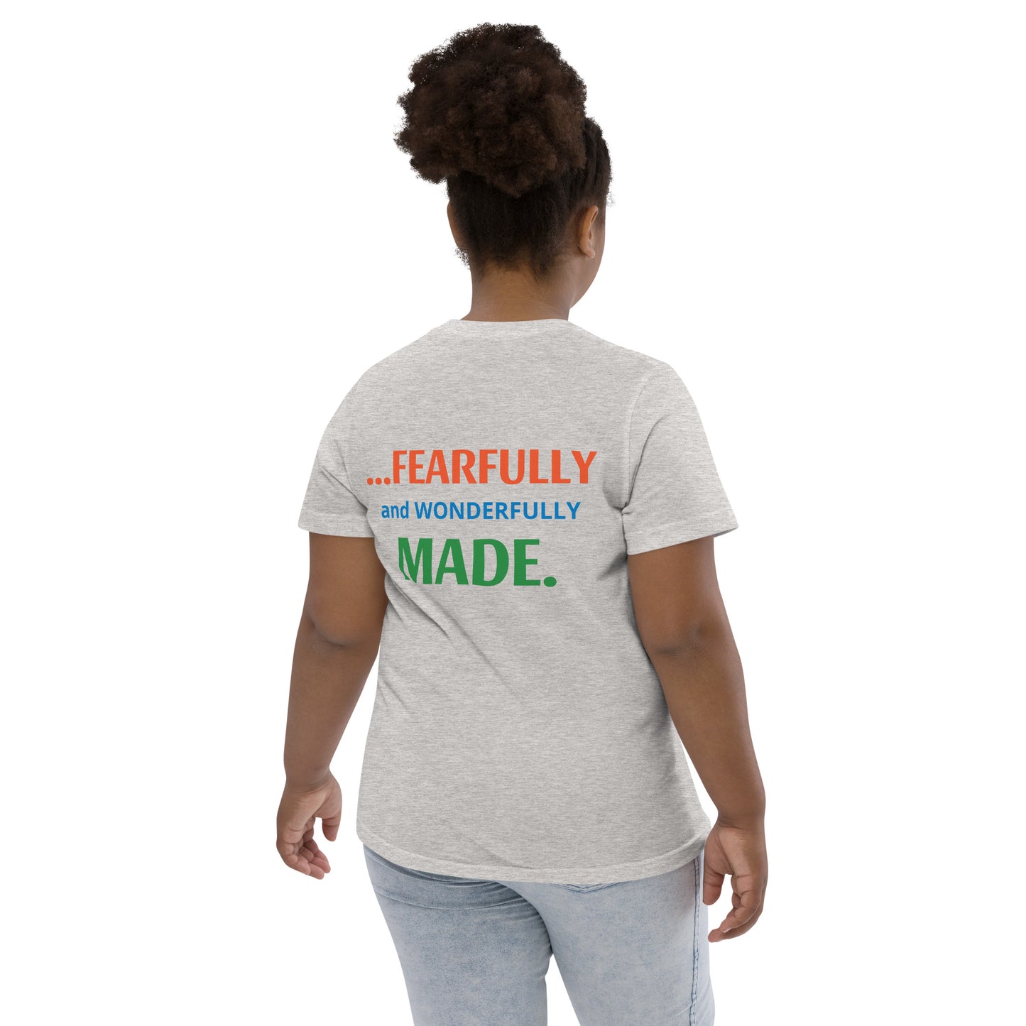 Fearfully And Wonderfully Made Youth jersey t-shirt