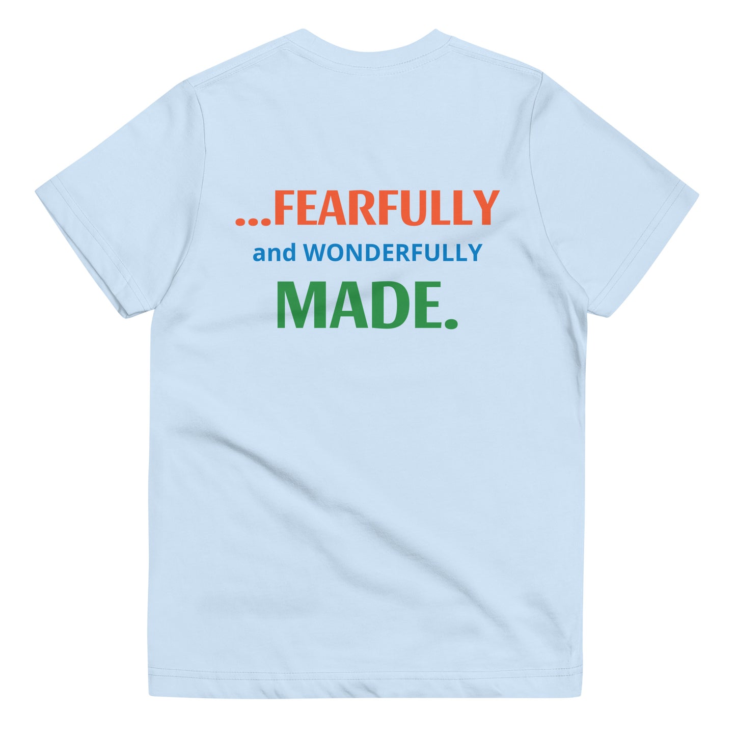 Fearfully And Wonderfully Made Youth jersey t-shirt