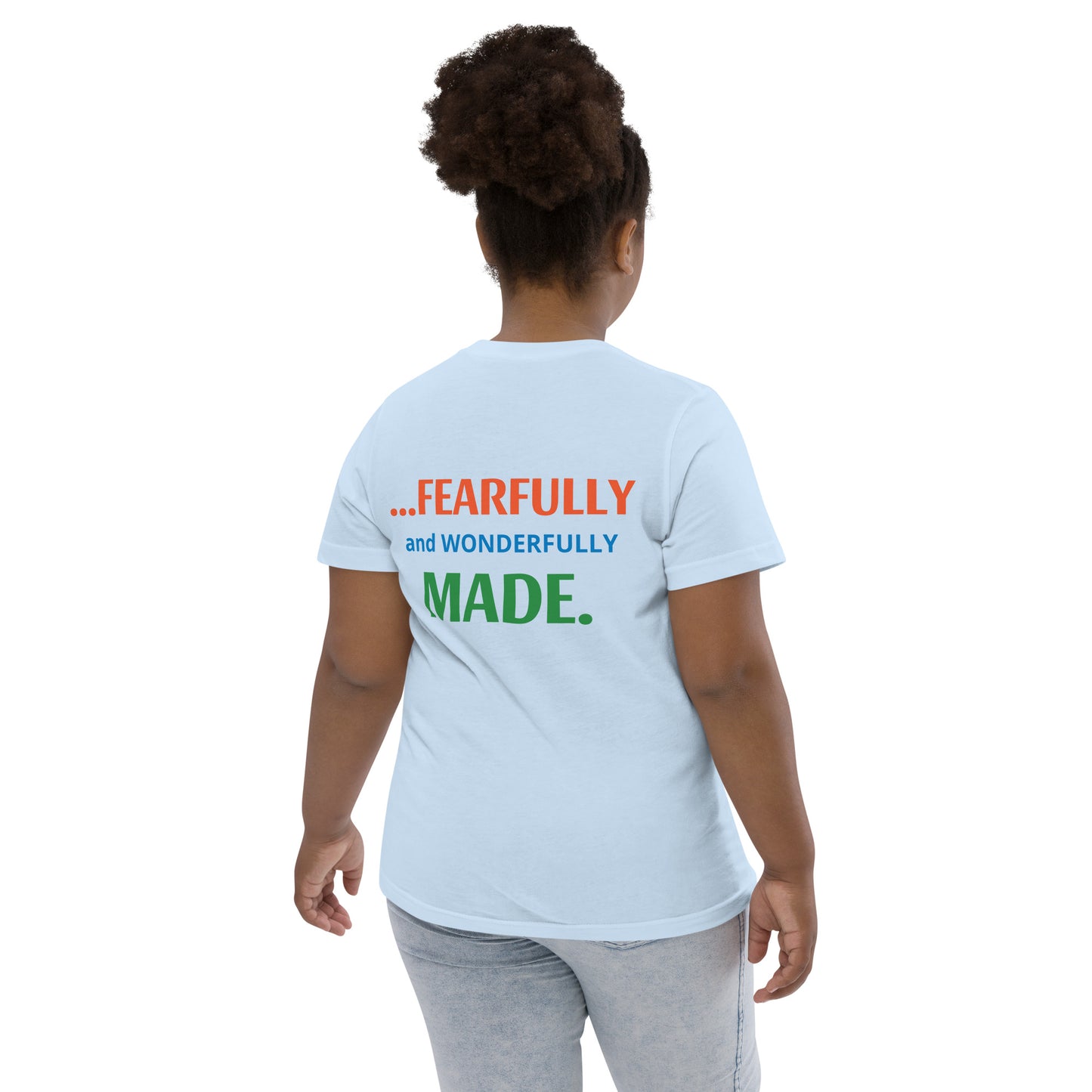 Fearfully And Wonderfully Made Youth jersey t-shirt