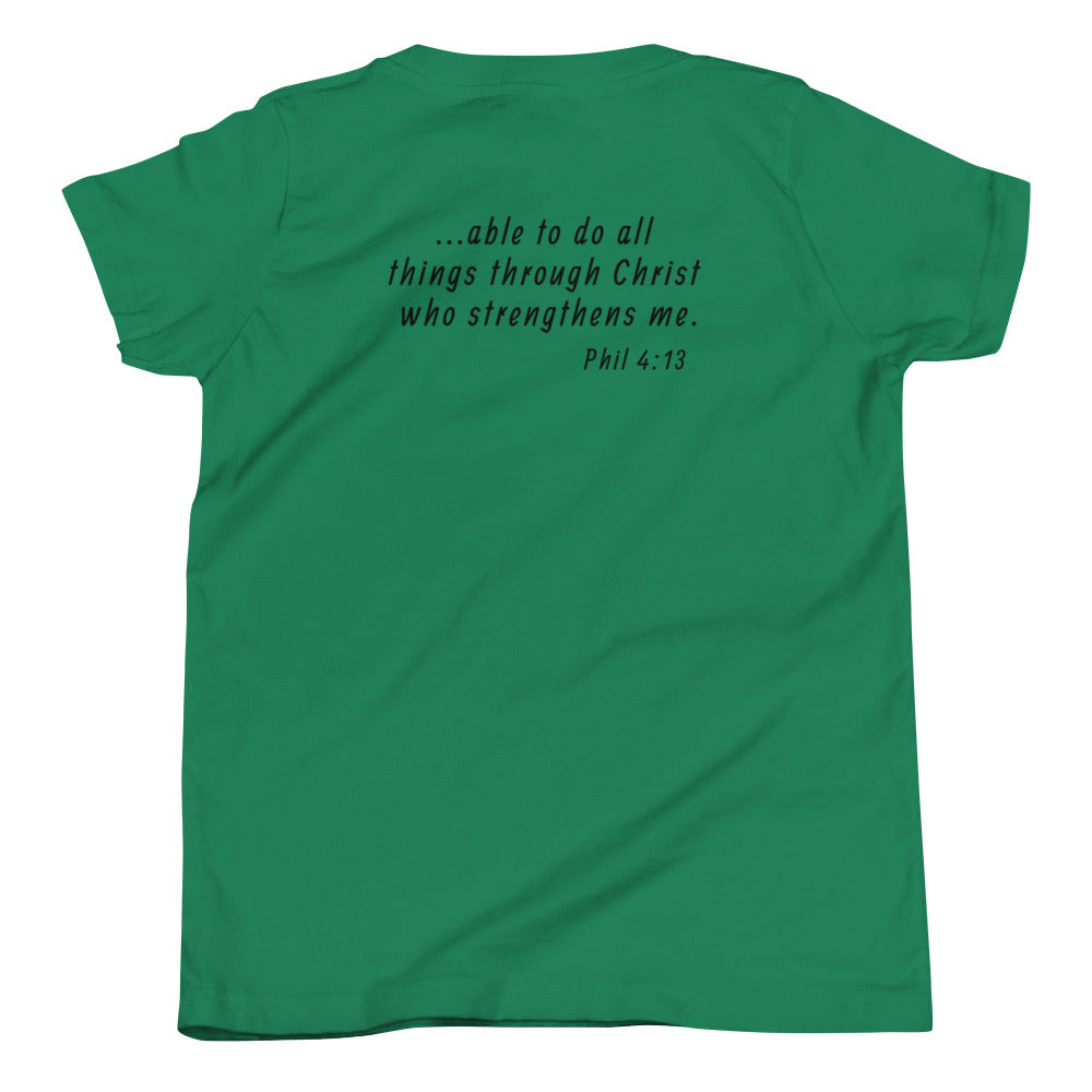 Able To Do All Things Youth Short Sleeve T-Shirt