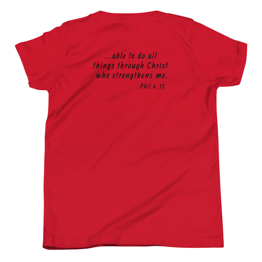 Able To Do All Things Youth Short Sleeve T-Shirt