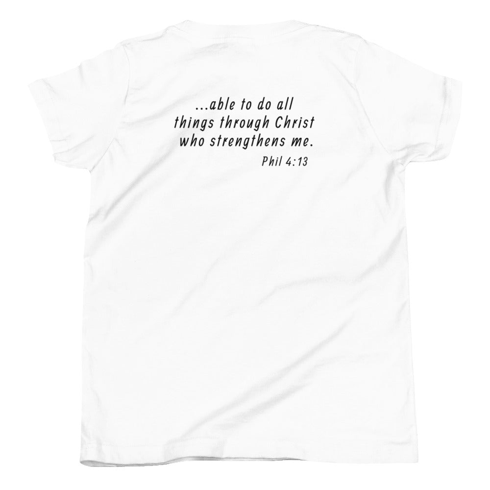 Able To Do All Things Youth Short Sleeve T-Shirt